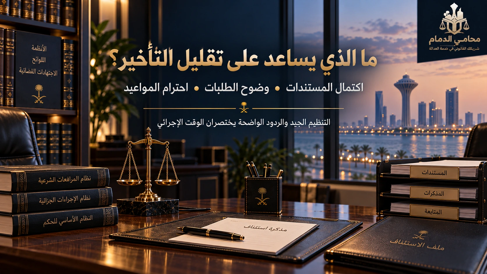 ما يساعد على تقليل التأخير في مرحلة الاستئناف