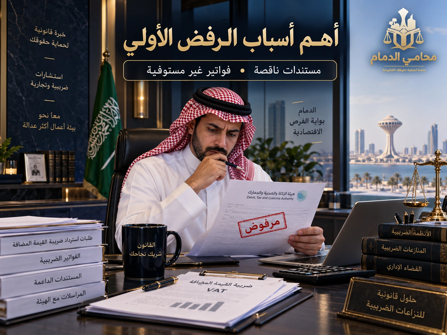 أسباب رفض استرداد ضريبة القيمة المضافة