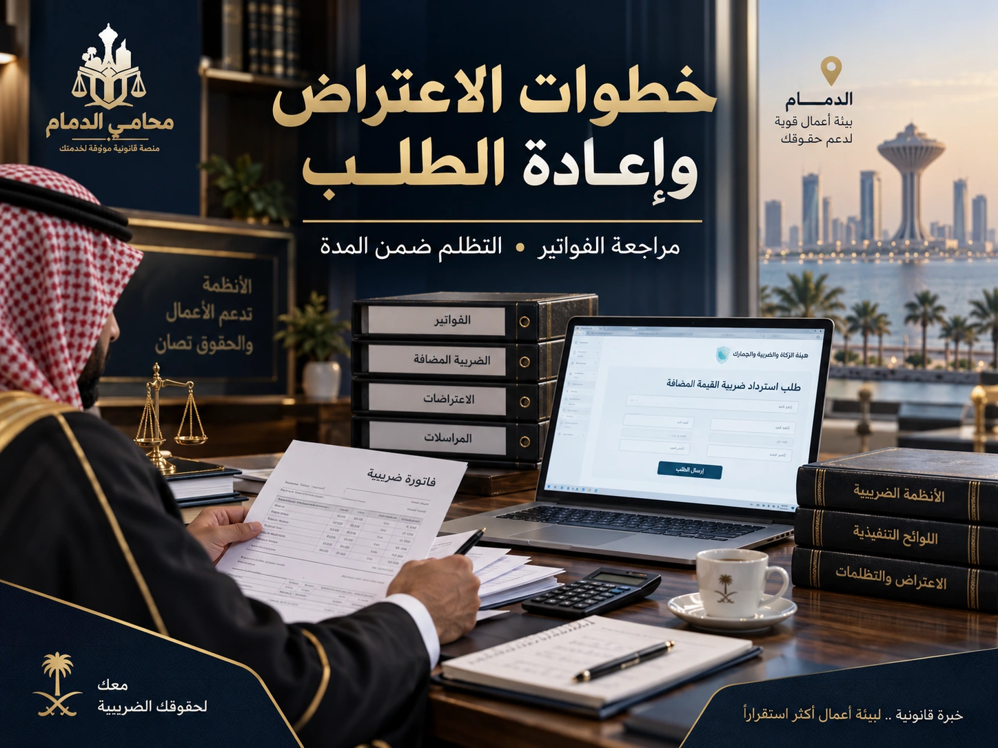 خطوات الاعتراض وإعادة طلب استرداد ضريبة القيمة المضافة