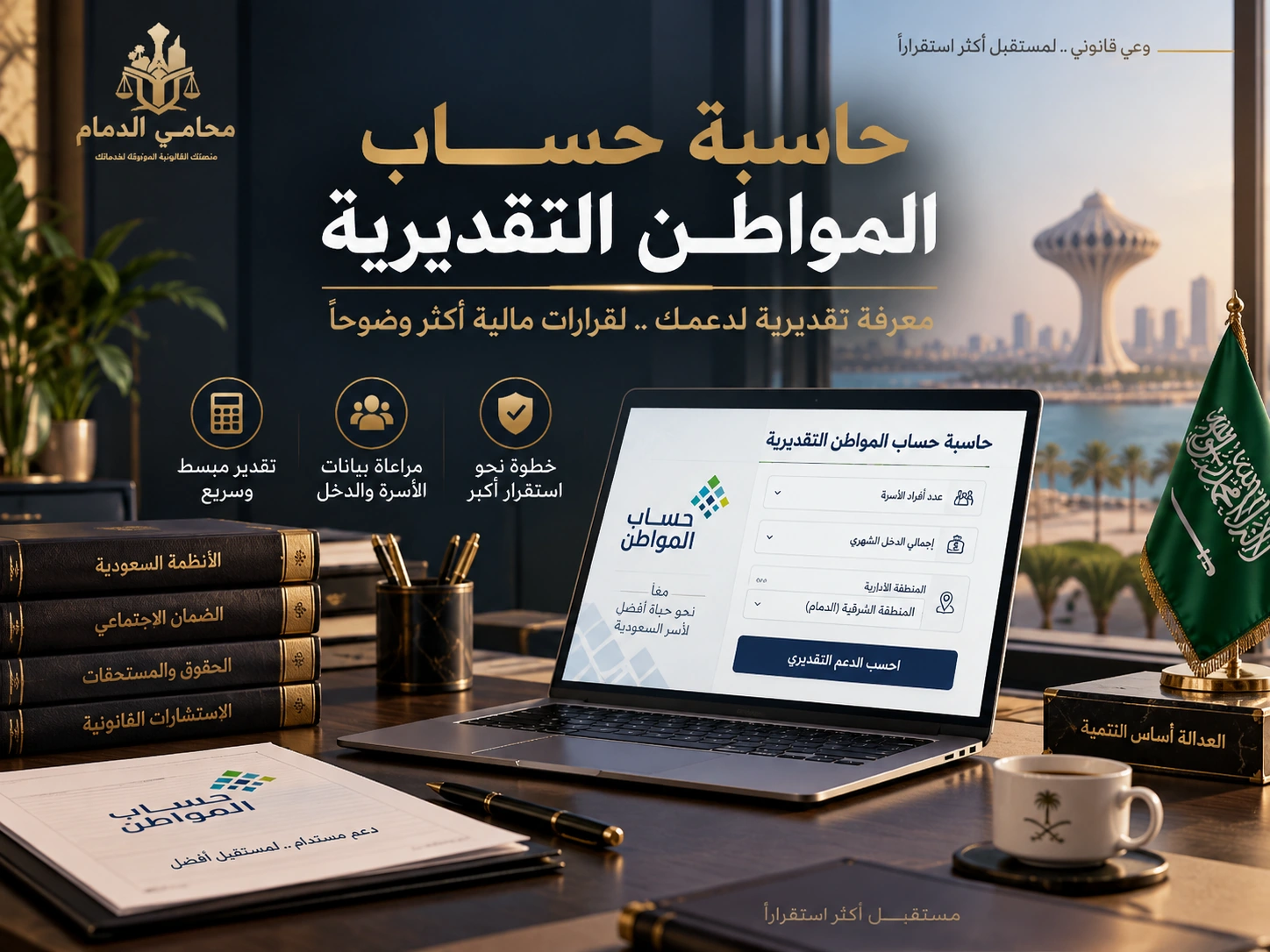 حاسبة حساب المواطن التقديرية