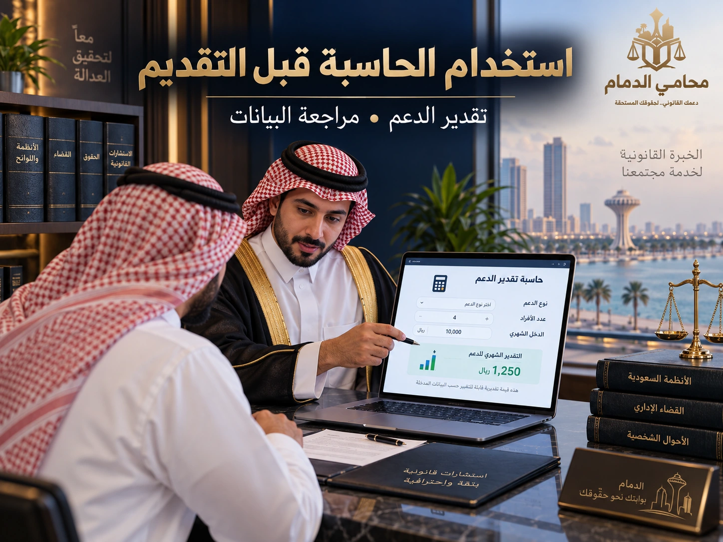 استخدام حاسبة حساب المواطن قبل التقديم
