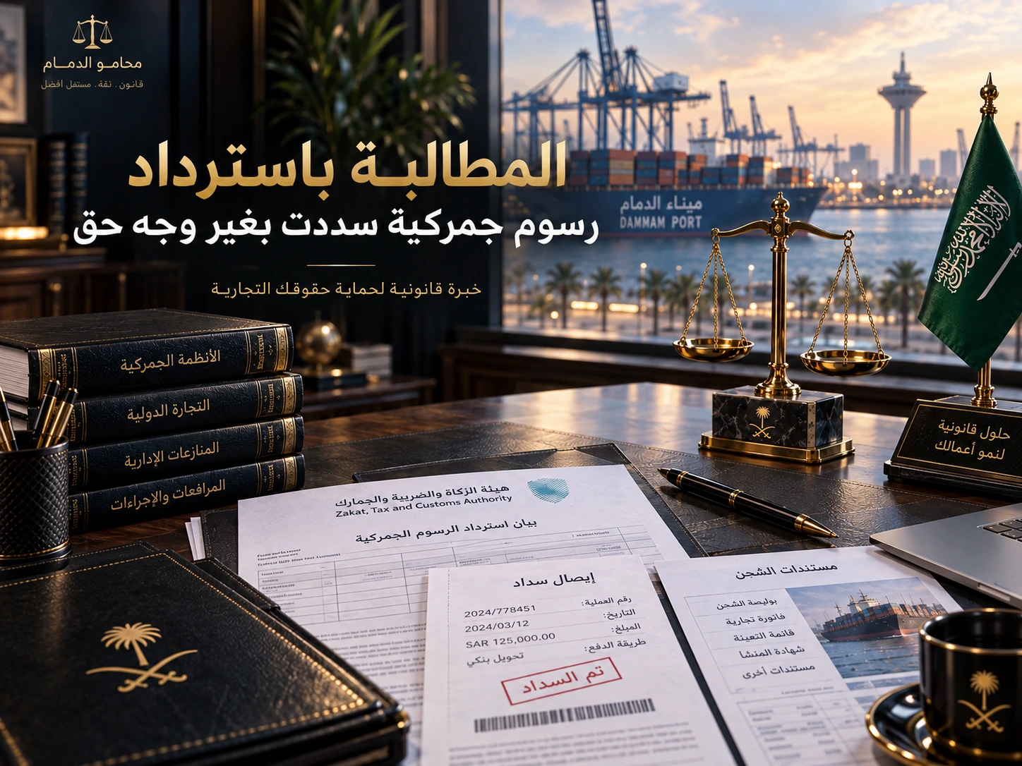 المطالبة باسترداد رسوم جمركية سددت بغير وجه حق