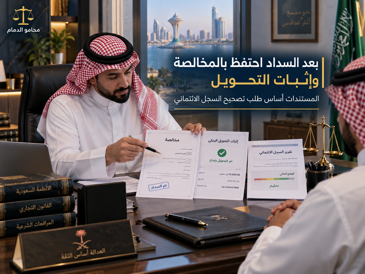 إثبات السداد والمخالصة أساس طلب تصحيح السجل الائتماني