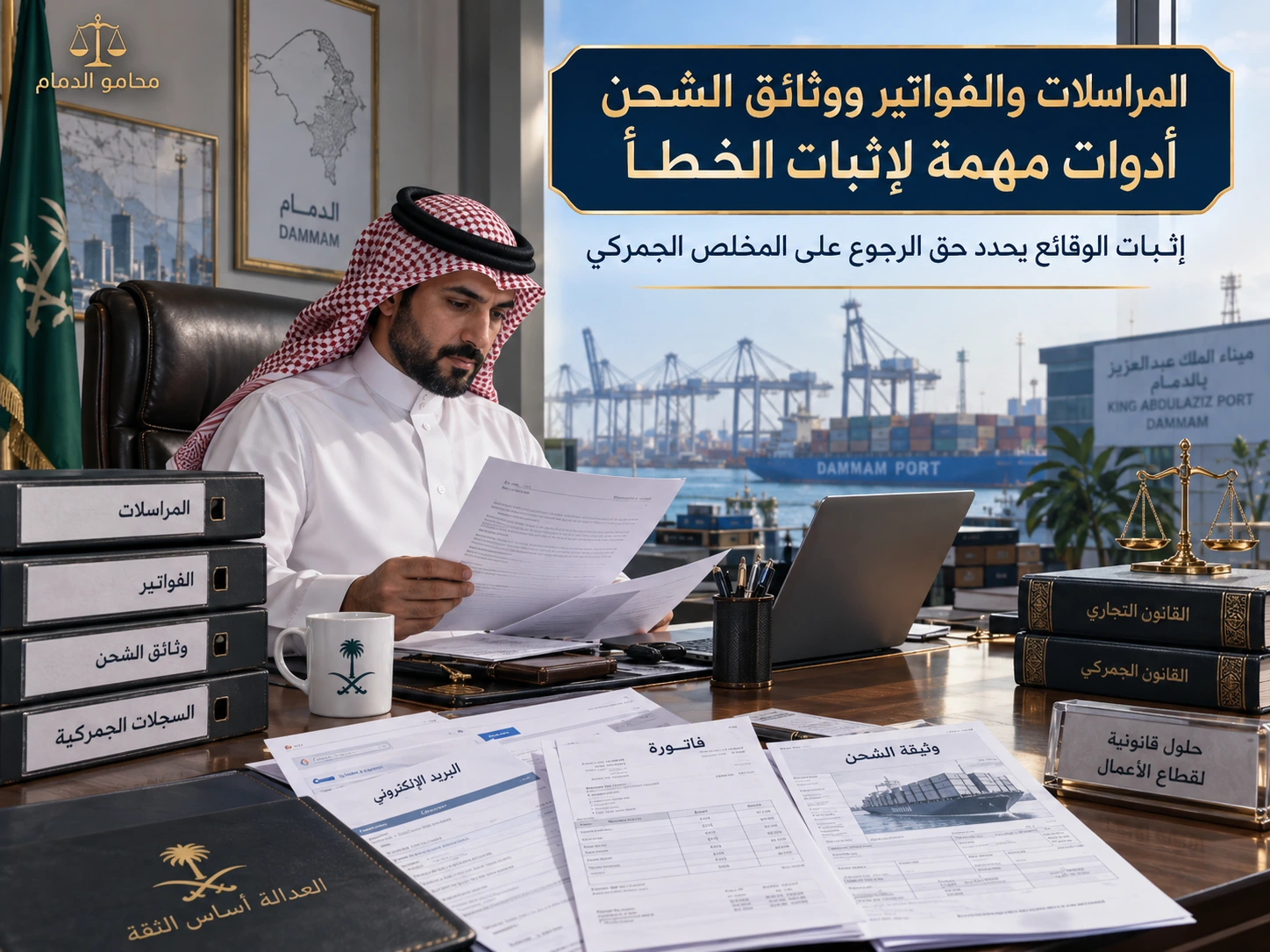 المراسلات والفواتير ووثائق الشحن أدوات مهمة لإثبات خطأ المخلص الجمركي