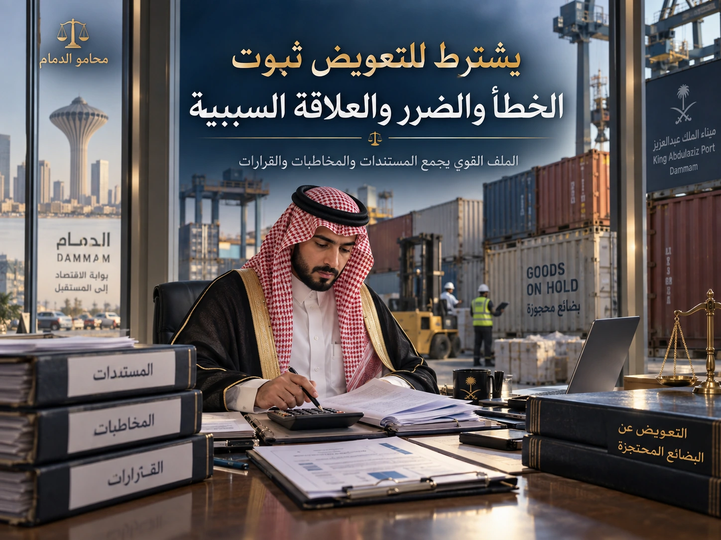 يشترط للتعويض إثبات الخطأ والضرر والعلاقة السببية في احتجاز البضاعة