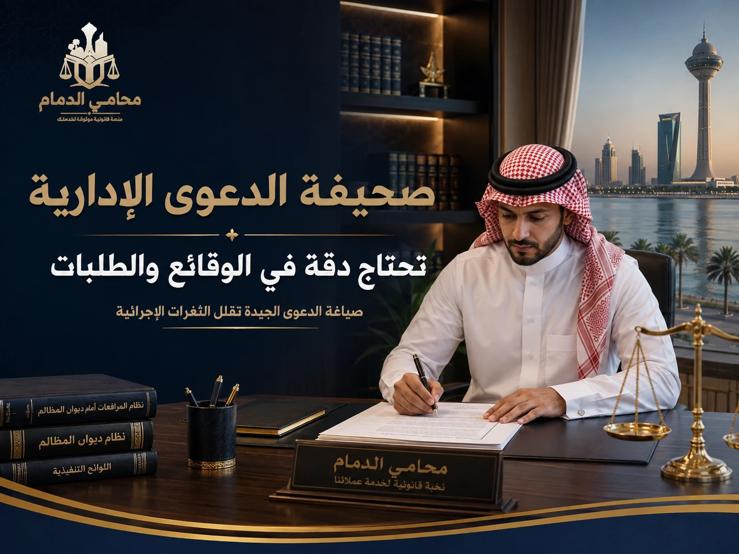 صحيفة الدعوى الإدارية تحتاج دقة في الوقائع والطلبات