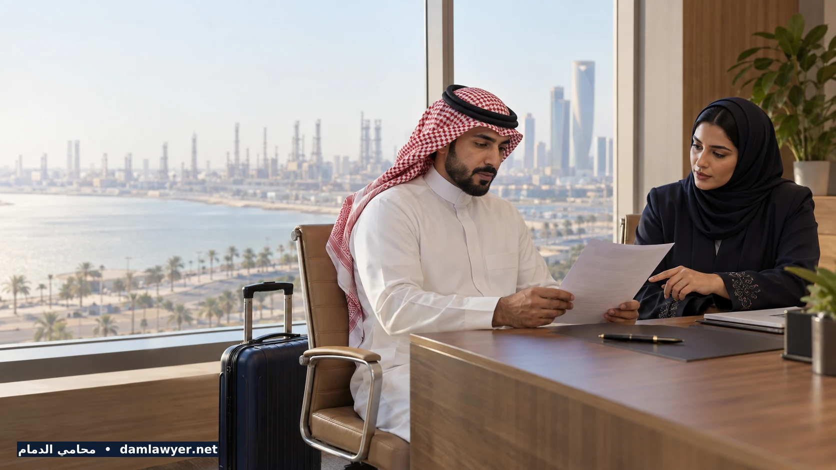 موظف سعودي يراجع قرار نقله إلى مدينة أخرى مع إدارة الموارد البشرية