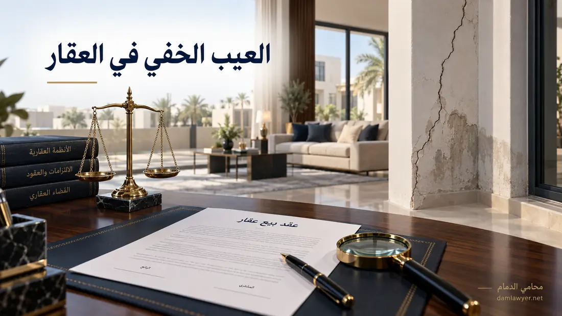 العيب الخفي في العقار بعد الشراء في السعودية