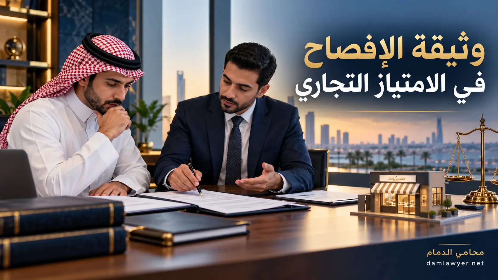 صاحب امتياز يراجع وثيقة الإفصاح في السعودية